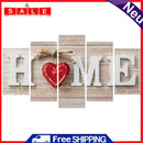 Full Cross Stitch 11CT Cotton Thread DIY 5 Panels HOME Handmade Stamped Decor
