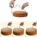 Useful Stainless Steel Trimmer Leveler 2 Wire Cake Slicer Pizza Dough Cutter
