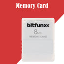 V1.966 Free McBoot 8MB Memory Cards for Sony PS2 Game Data Console (White) Newly