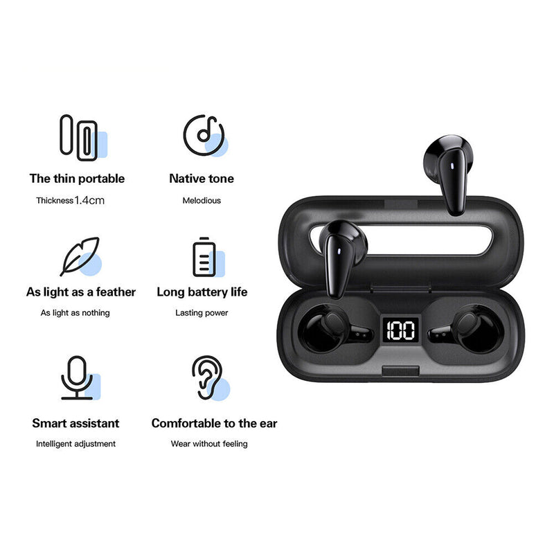 Lenovo XT95 Bluetooth-compatible Earphone Noise-cancelling Semi-In-Ear Earbuds