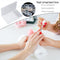 28pcs Nail Art Box Organizer Storage Transparent Jewelry Case Makeup Beauty