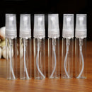 5PCS Mini 5ml Glass Refillable Perfume Empty Bottle Kit Pump Atomizer Spray U9B7