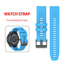 #A Sport Silicone Watchband Wriststrap Wear-resistant for Garmin Fenix 7