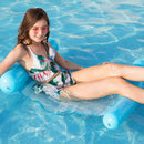 Water Hammock Inflatable Floating Swimming Pool Lounge Chair (Light Blue) Newly