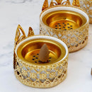 Home Decor Arab Style Censer Holder Tower Metal Incense Burner Incense Burners