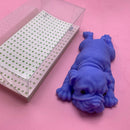 Simulation Soft Dogs Squeeze Ball Puzzle Anti Stress Artifact (Blue Dog)