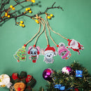 Double-side 5D Diamond Painting DIY Hanging Christmas Trees Pendant (GP012)