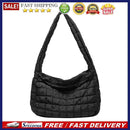 Female Lattice Pattern Top-handle Bag Eiderdown Shoulder Eiderdown Handbag Totes
