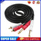 Dual RCA to Dual Mono 6.35mm Male Audio Cable 2RCA to 2 6.5 DVD Mixer (2m)