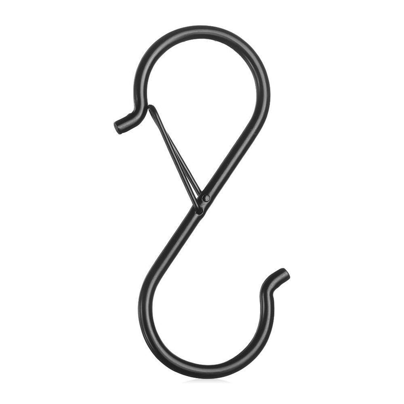 Duty Bathroom Anti-Drop Hanging Metal Hooks S Hooks Safety Buckle Hook Rack