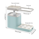 Soap Dispenser with Sponge Holder Sink Dish Soap Pump Dispenser for Kitchen