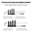 Aluminum Alloy Folding Footrest Pegs Bike Rear Pedals for Electric MTB Bicycle