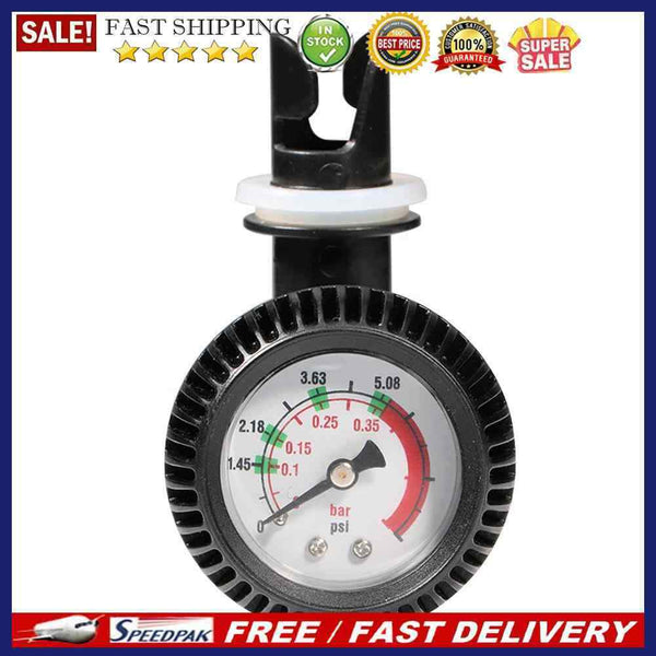 Kayak Raft Pressure Gauge Air Thermometer Connector for Inflatable Boat Sur