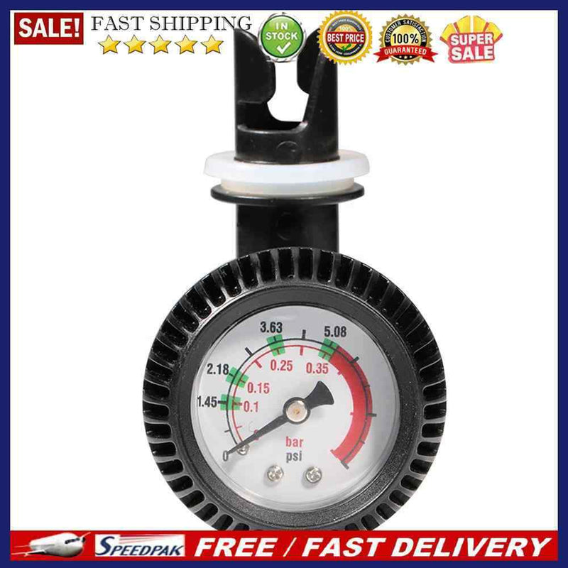 Kayak Raft Pressure Gauge Air Thermometer Connector for Inflatable Boat Sur