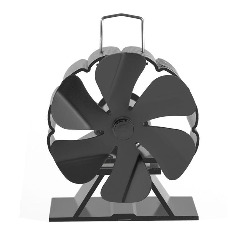 Distribution Winter Warm Black Fireplace Log Wood Burner Stove Fan Heat Powered