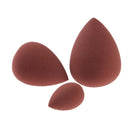Makeup Sponge for Foundation, Water Drops, Reusable, 3-Piece