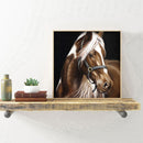 5D DIY Diamond Painting Horse Full Round Drill Mosaic Art Picture of Rhinestone