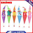 Retractable Smiling Clown Hide & Seek Play Jingle Bell Baby Kids Funny