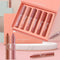 Waterproof Velvet Lipstick Pen Matte Lipstick Set Non-stick Cup Long Lasting