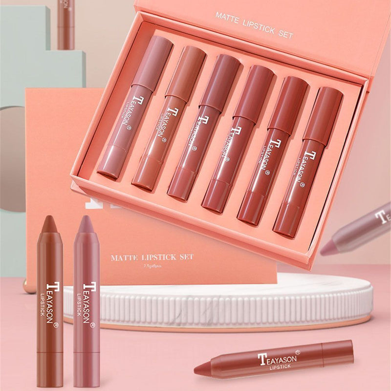 Waterproof Velvet Lipstick Pen Matte Lipstick Set Non-stick Cup Long Lasting