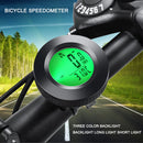Bike Speedometer w/ Switchable Backlight Waterproof Road Bicycle Computer Newly