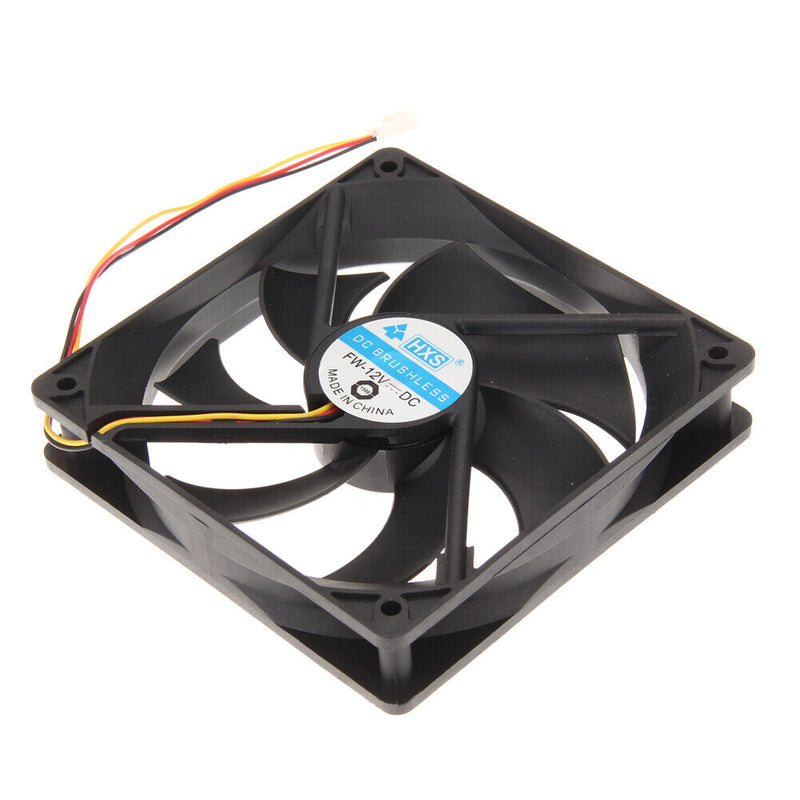 120mm 120x25mm 12V 3Pin DC Brushless PC Computer Case Cooler Fan