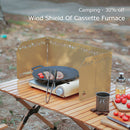 Outdoor Stove Windscreen Lightweight Camp Stove Windscreen Camp Cooking Sup