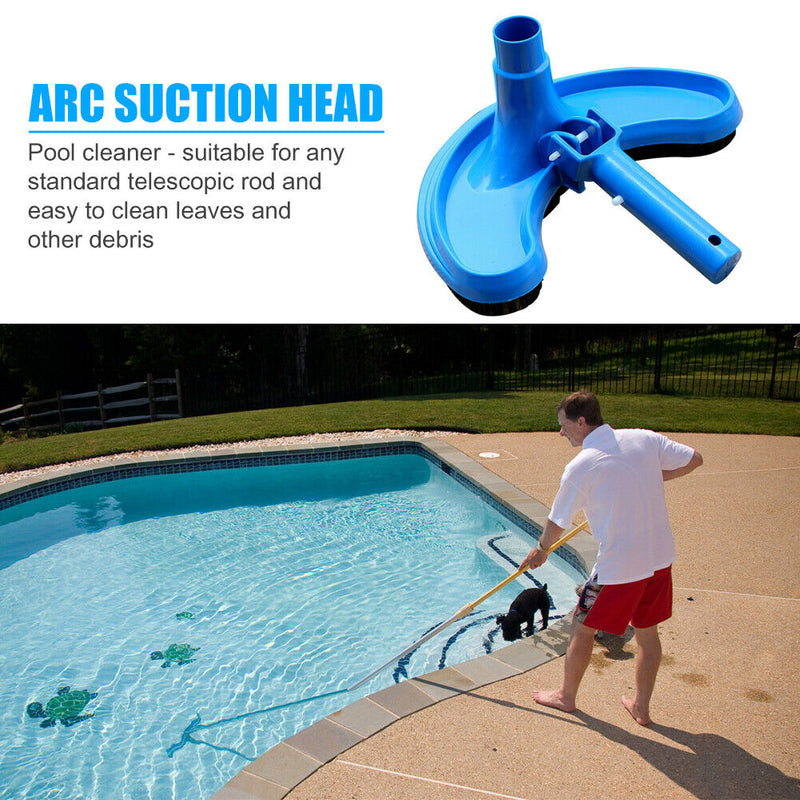 Hot Tub Pond SPA Vacuum Curved Suction Head Swimming Pool Debris Cleaning T