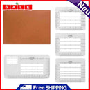 4pcs Straight Writing Ruler Guide Envelope Addressing Guide Stencils Writing