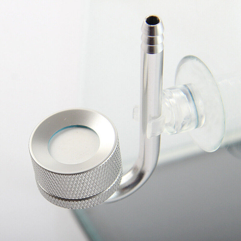 CO2 Atomizer System Diffuser Fish Tank Reactor Solenoid with Suction Cup Newly