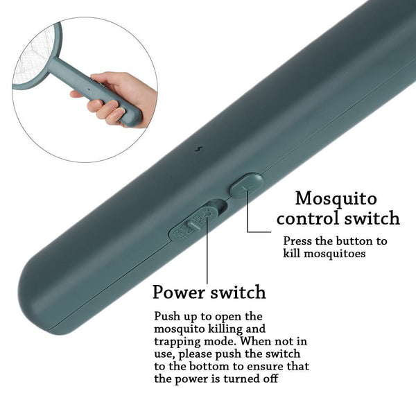 Electric Mosquito Lamp Mosquito Wasp Swatter Bat Racket Swatter Bug Zapper