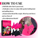 Portable Microfiber Hair Coloring Tool Set Hairdressing Hair Dyeing Tools S