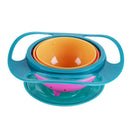 Novelty 360 Rotary Gyro Umbrella Spill-Proof Children Balance Bowl (Green)