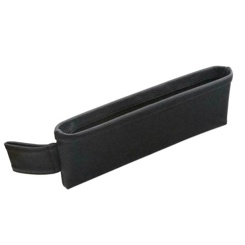 Car Auto Vehicle Seat Slit Storage Box Bag Catcher Holder Organizer Black J0X1