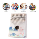 Spruce Wood Thumb Finger Piano 17 Keys Kalimba for Beginners Kids Adults Gift