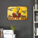 Iron Painting Whisky Wine Metal Sign Plaque Posters Club Hotel Decor (B) Newly