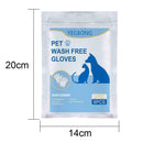 Pet No washing glove Pet Cleaning Gloves For Cats Supplies I4C1 45g Pet Dog K3Z0