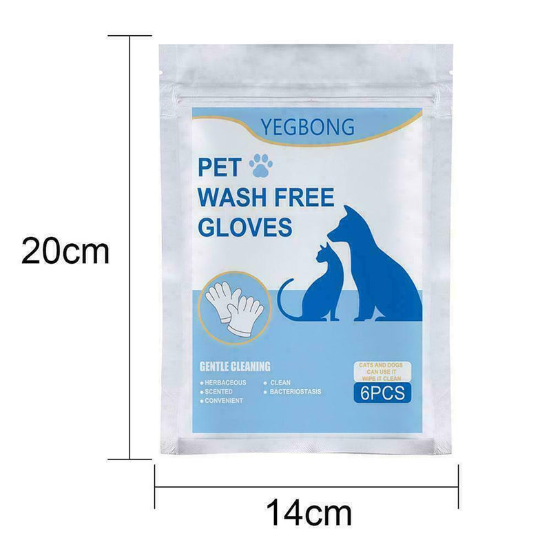 Pet No washing glove Pet Cleaning Gloves For Cats Supplies I4C1 45g Pet Dog K3Z0