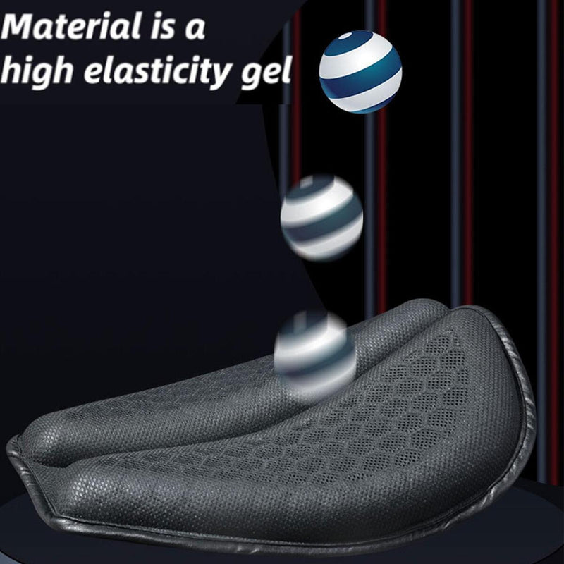 Motorcycle Seat Cushion Shock Absorption Motorbike Seat Pad Waterproof Gel Pad`