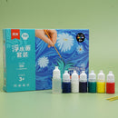 6 Color/set Marbling Painting Kits DIY Paintings on Art Creative Water B7I5