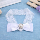 1pc Korean Baby Fashion Girls Photography Bowknot Headband Hair Band(White)