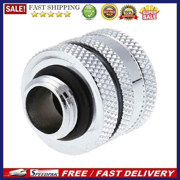G1/4 14mm OD 4 Laps Hard Tube Quick Fitting Connector for PC Water Cooling