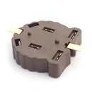 10PCS SMD CR1220 CR1225 BS-1220-2 3V BUTTON CELL BATTERY SOCKET HOLDER CASE BOX