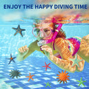 8pcs Starfish Pool Toys - Swimming Pool Diving Toys for Kids Summer Water G