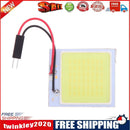 cob 48 SMD chip super White Reading Lamp 12v cw led dome Bulb led Car