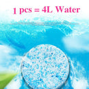 10pcs Car Windshield Glass Cleaner Compact Effervescent Spray Detergent