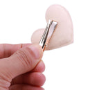 Cute PU Heart-shaped Hairpins Girls Princess Hairclip Headwear (Champagne)