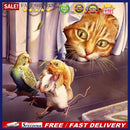 5D DIY Diamond Painting Full Round Drill Cat Rhinestone Modern Wall Home Deco