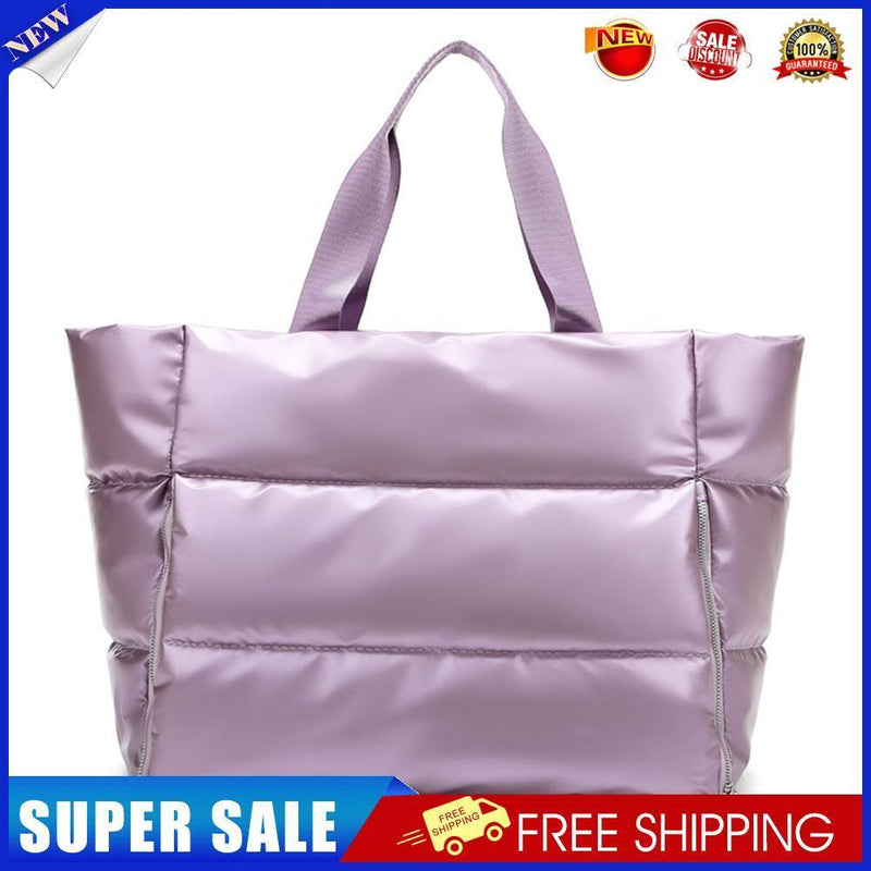 Dry-Wet Separation Yoga Handbag Large Capacity Multifunctional Bag (Purple)