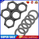 3/8 inch Guitar Bass Socket Connector Nut Gasket Set Musical Instruments Pa